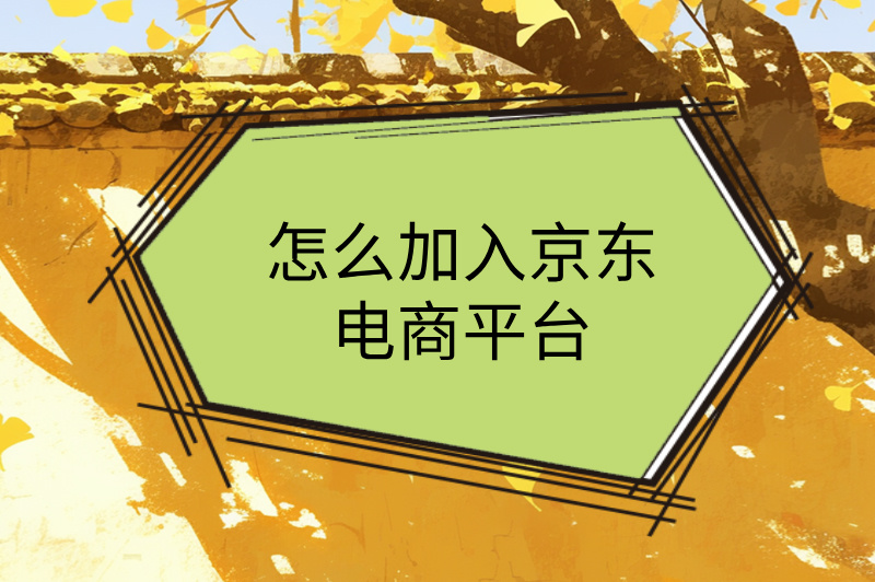 怎么加入京东电商平台？零基础开店攻略，手把手教你入驻！