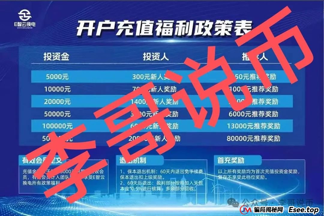 E智云换电能玩么？单柜年收益13.8W缺乏依据？