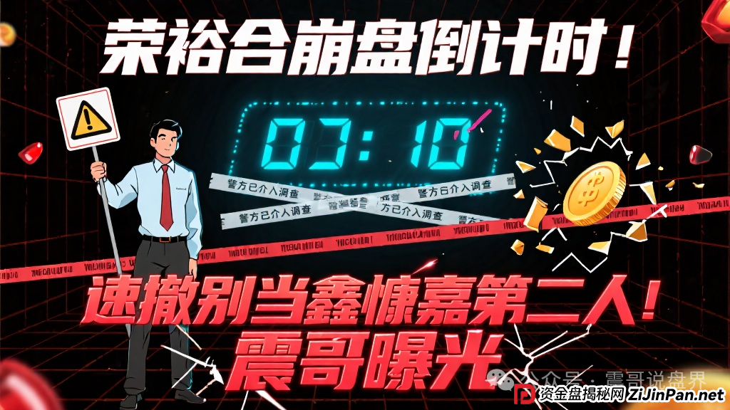 荣裕合崩盘倒计时！警方已介入调查，速撤别当鑫慷嘉第二人！震哥曝